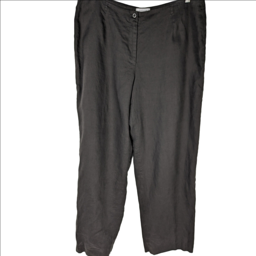 Windsmoor Wide Leg 100% Linen Pants Size 18